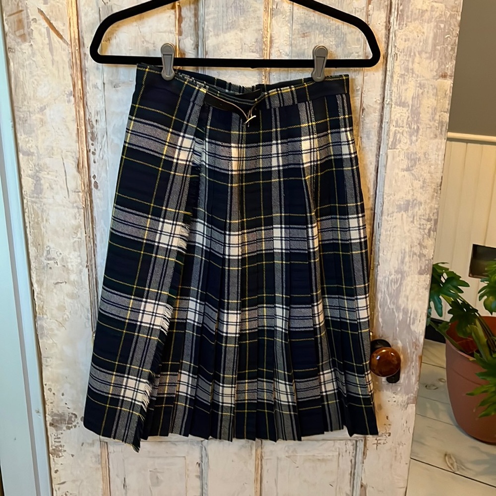 100% New Wool Vintage Scottish Kilt